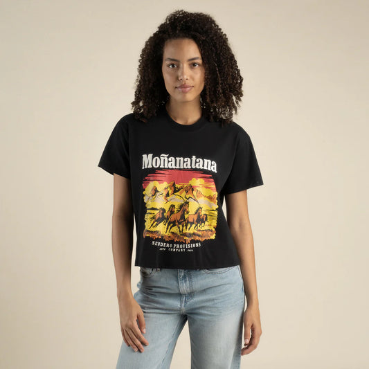 Monanatana Boxy Cropped T-Shirt