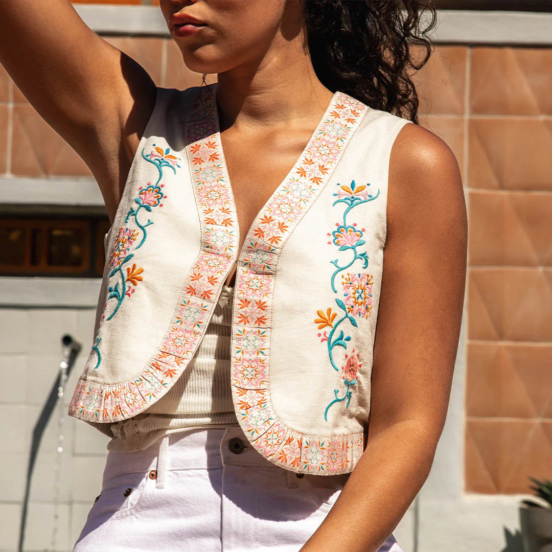 Frontier Embroidered Vest – MST Goods