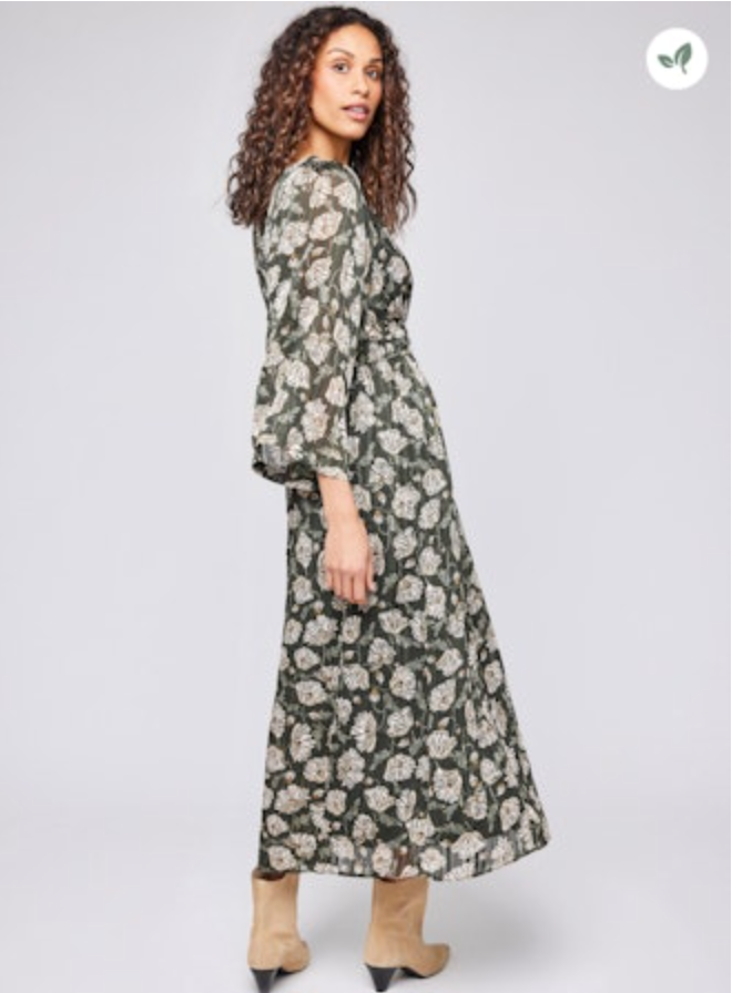 Fabienne Midi Chiffon Dress