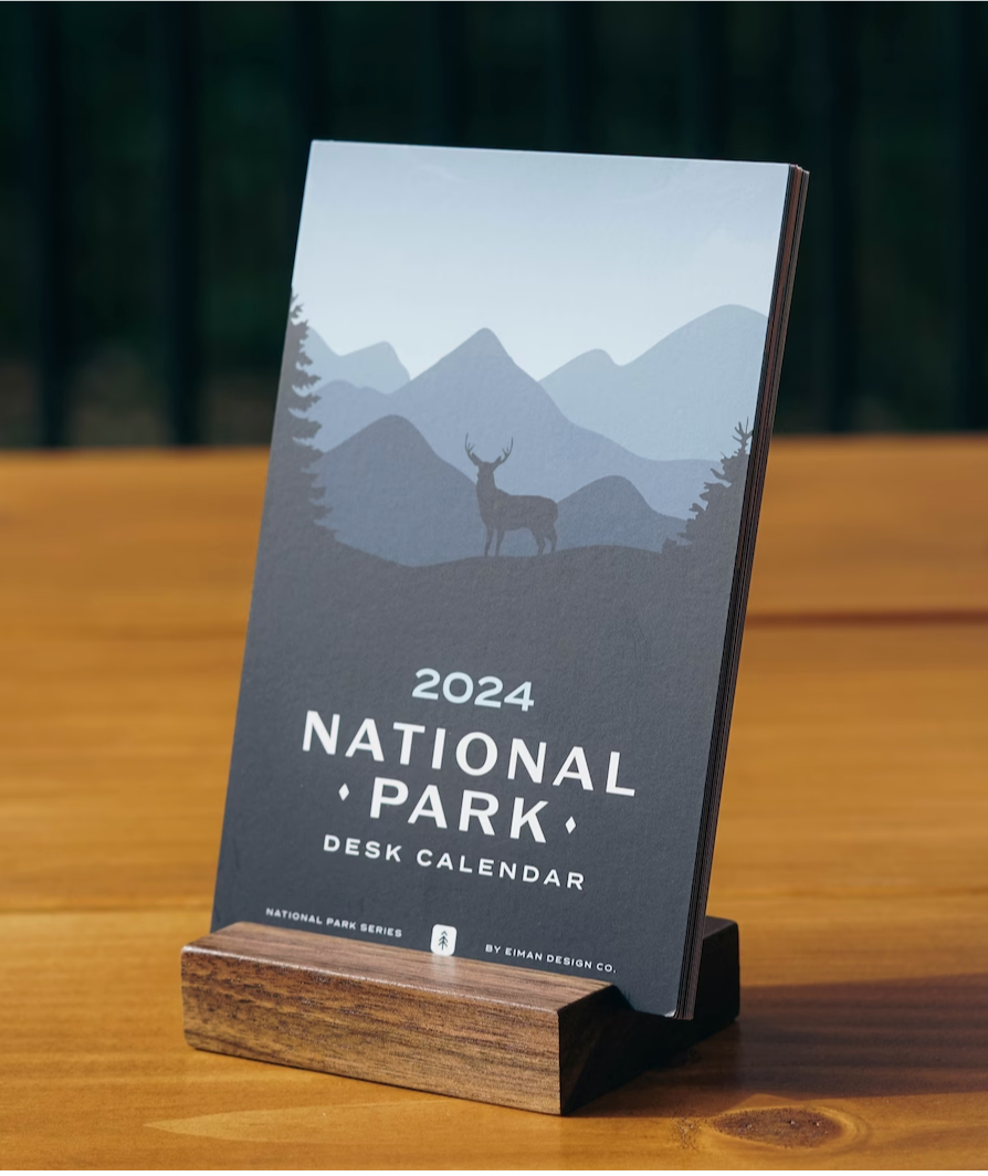 National Park Desk Calender