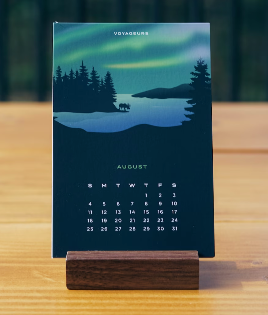 National Park Desk Calender