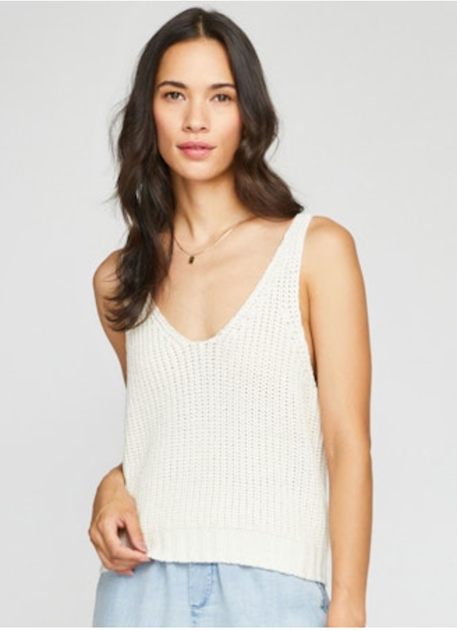 Lizzie Sleeveless Knit Sweater