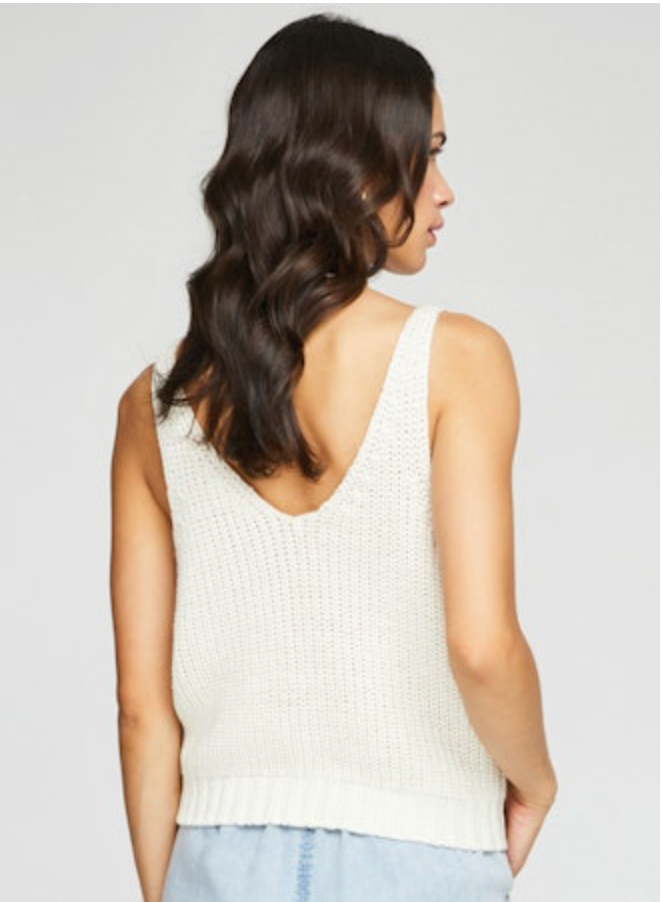 Lizzie Sleeveless Knit Sweater
