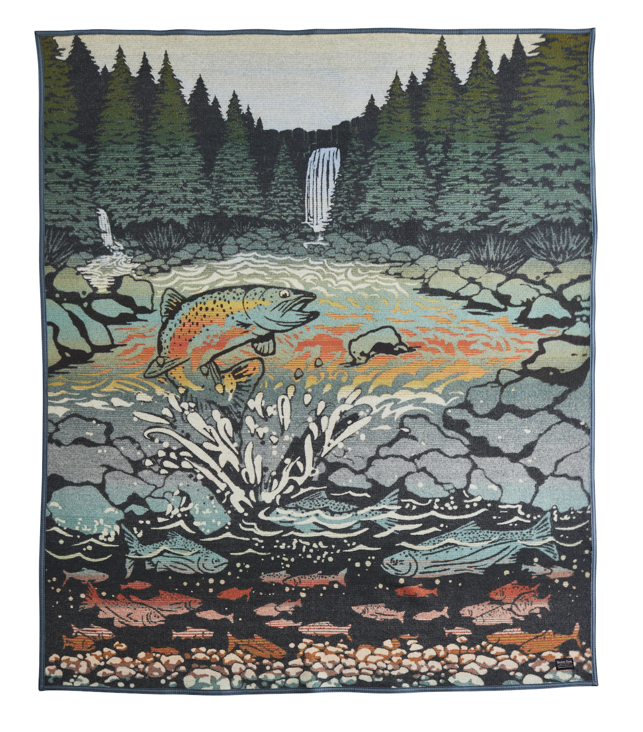 SALMON FALLS BLANKET Beaver State Robe Wool
