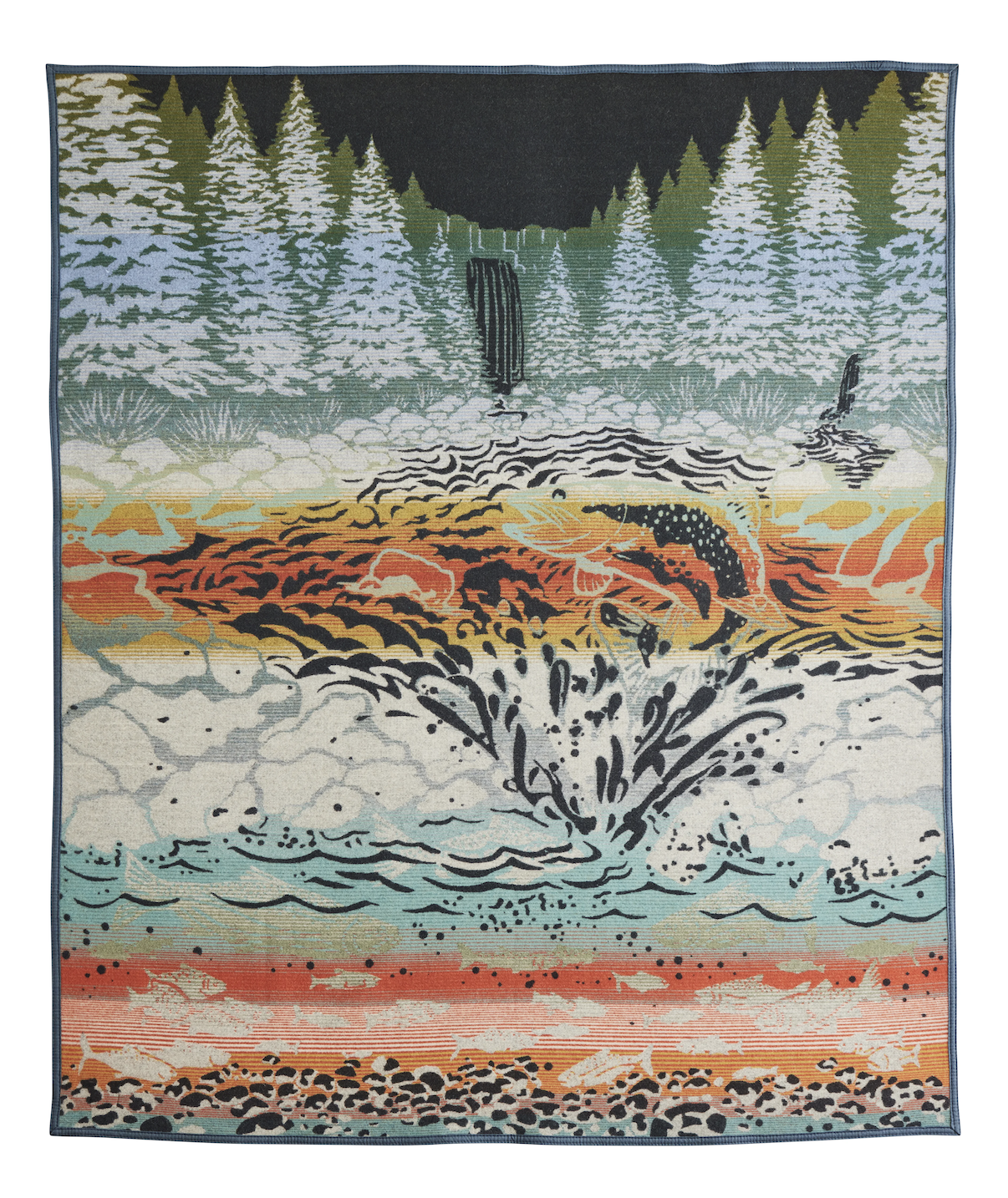 SALMON FALLS BLANKET Beaver State Robe Wool