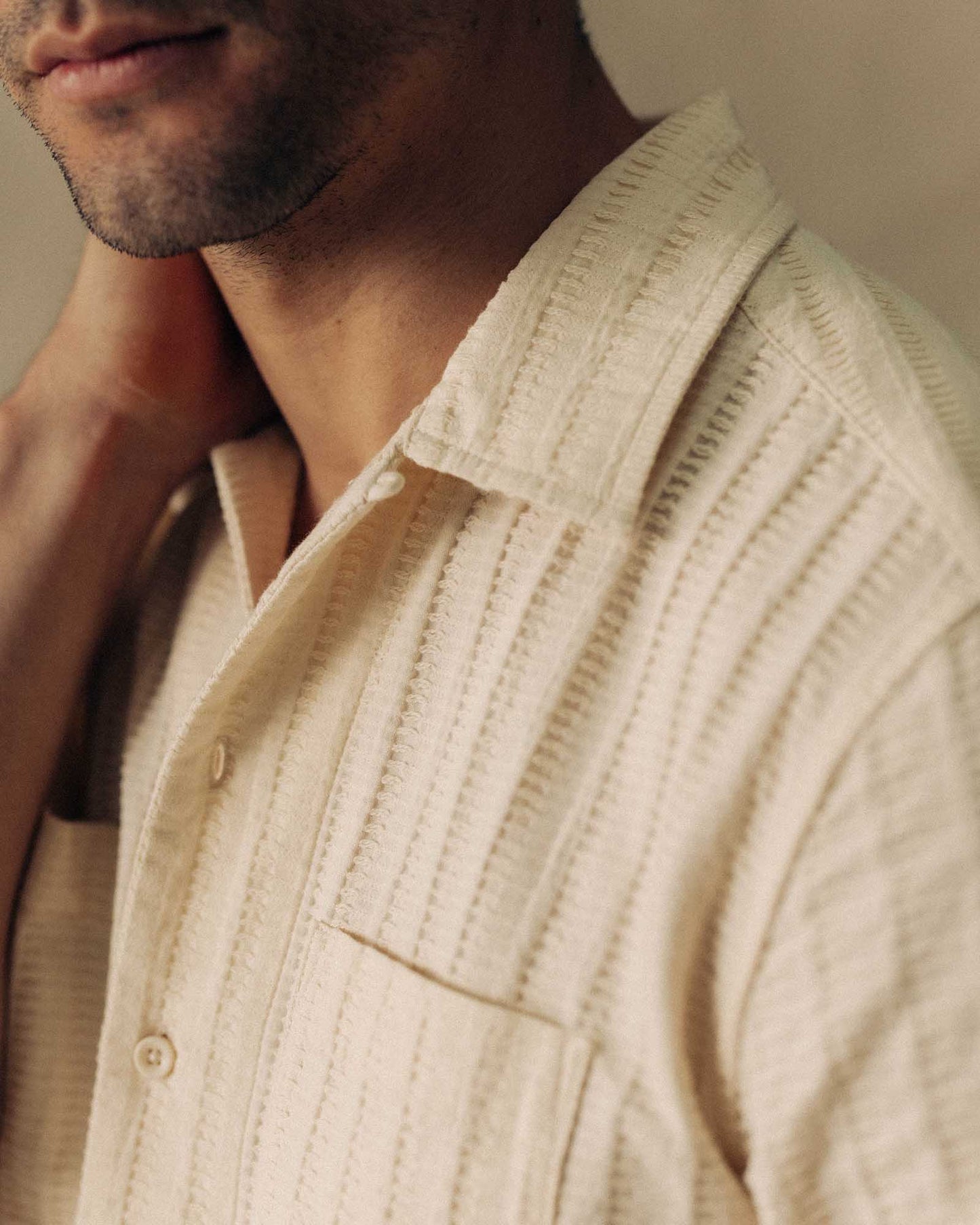 taylor stitch brand shirt the conrad in vintage white