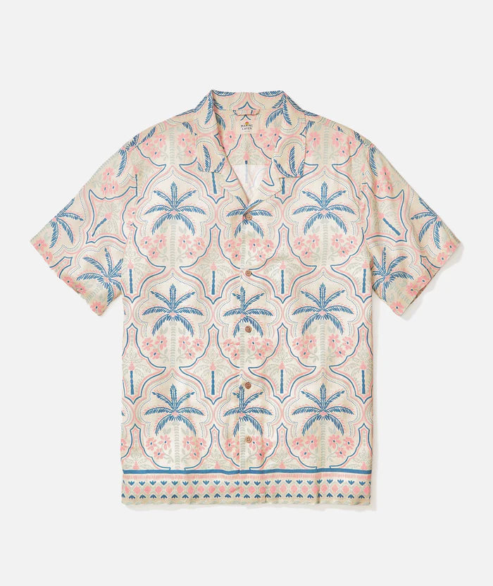 Tencel-Linen-Resort-Shirt-Border-Palm-Print-pattern-mstgoods.com