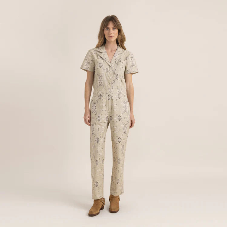 Layover Short Sleeve Jumpsuit
