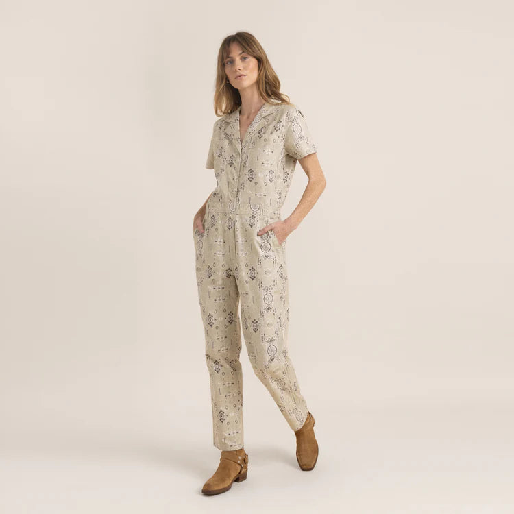 Layover Short Sleeve Jumpsuit