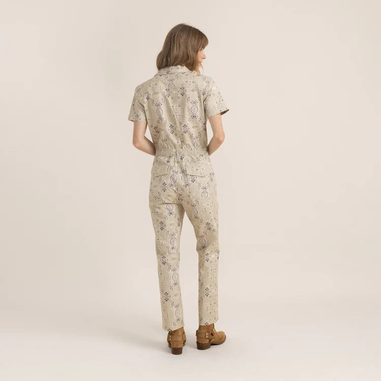 Layover Short Sleeve Jumpsuit