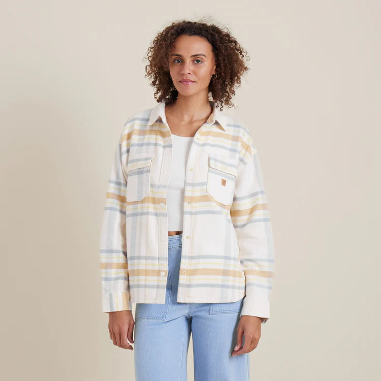 AMBERLY FLANNEL BUTTON UP