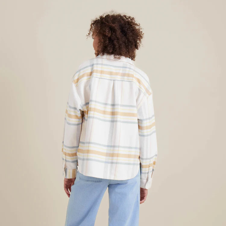 AMBERLY FLANNEL BUTTON UP