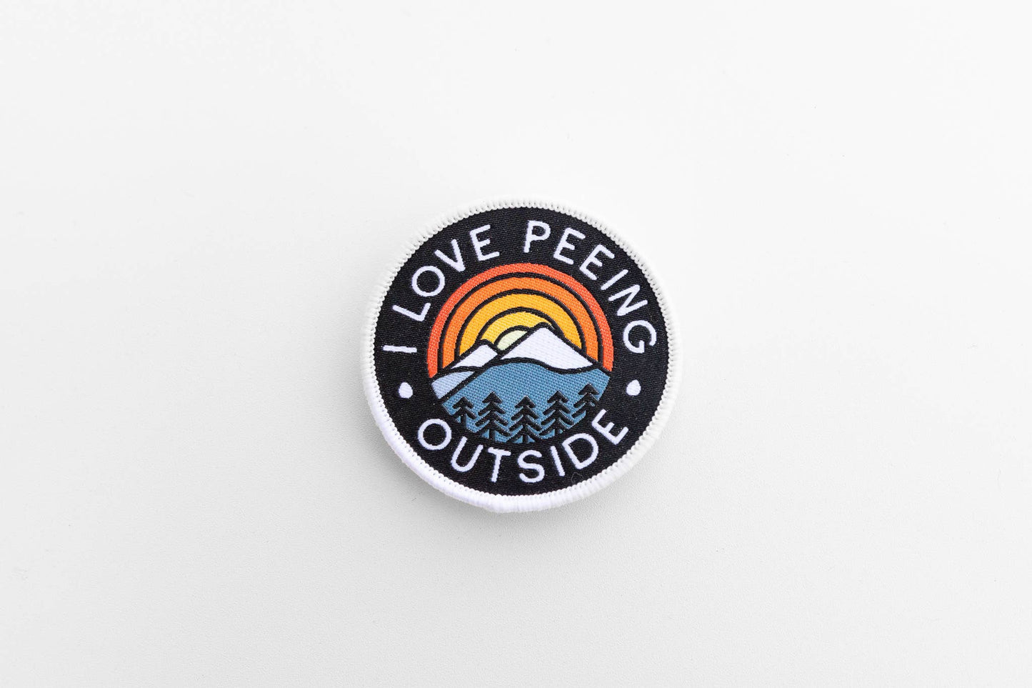 I Love Peeing Outside Patch | Iron On Embroidered Patch