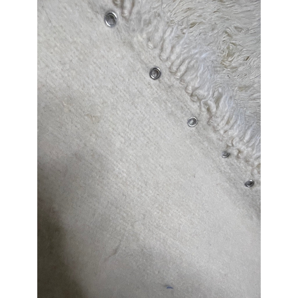 Vtg Shepherd's Rug Flokati Rug 100% Wool Alexander Stefas MCM Greek 55”x75”