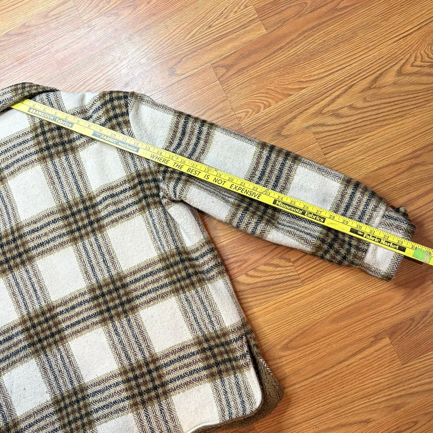 Vintage 1970s-80s Puritan Sportswear Plaid Sherpa Jacket Mens XL USA Western