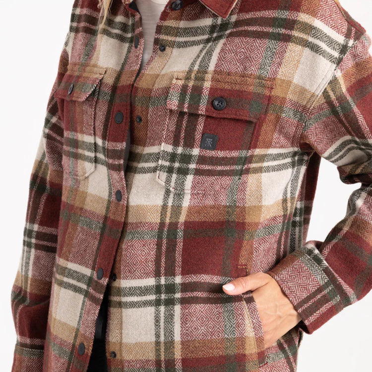 AMBERLY FLANNEL BUTTON UP