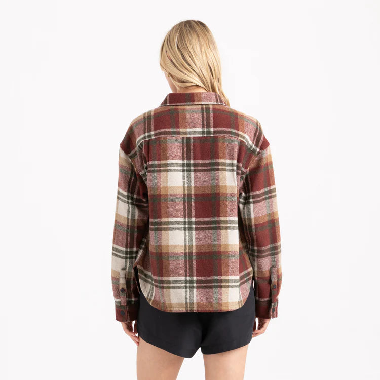 AMBERLY FLANNEL BUTTON UP