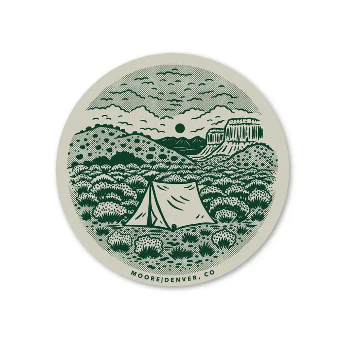 Desert Camper Sticker