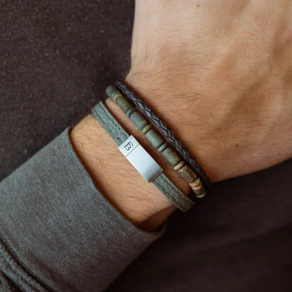 Luke Landon Leather Bracelet