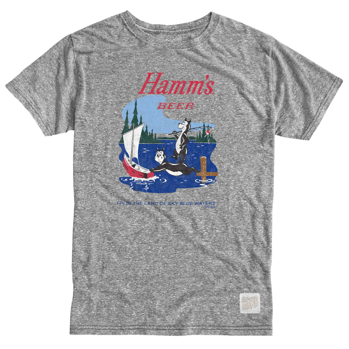 Hamms Beer Tee Tri Blend