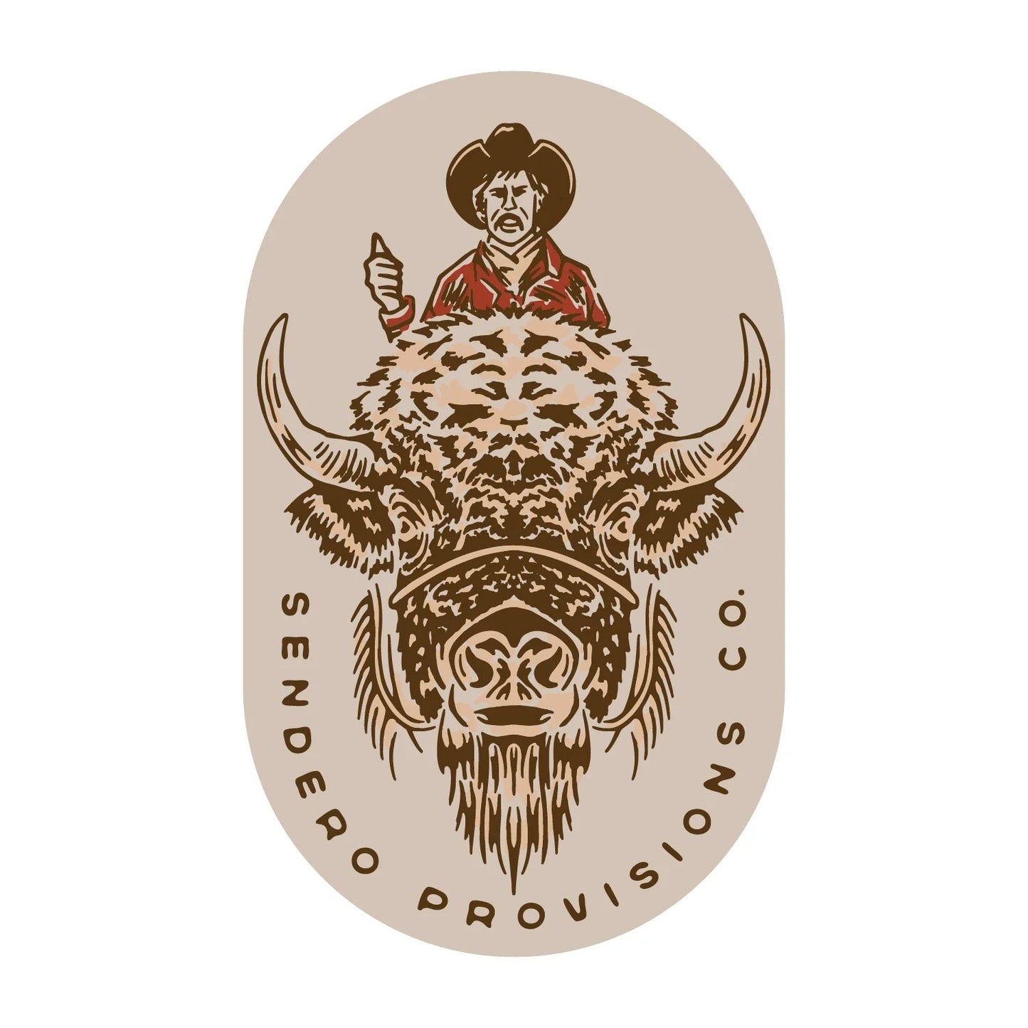 Buffalo Sticker - MST GoodsSendero Provisions Company