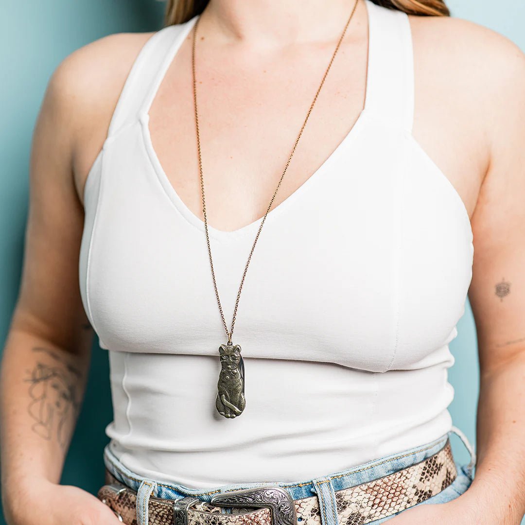 Cat Knife Necklace 32" - MST GoodsOrnamental Things