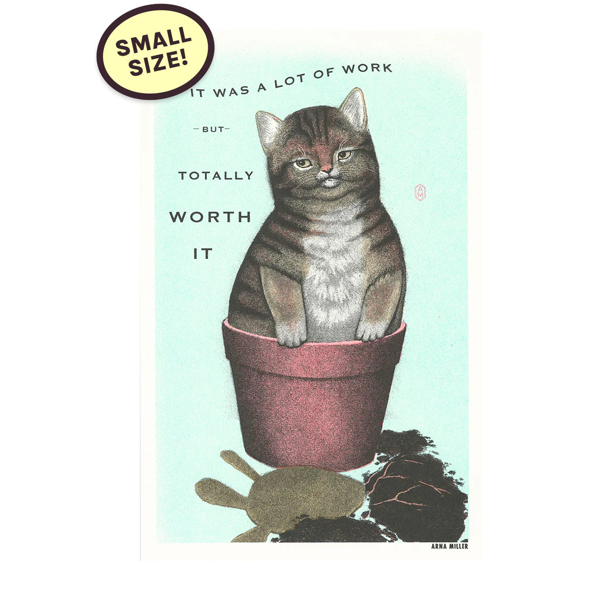 Totally Worth It Risograph