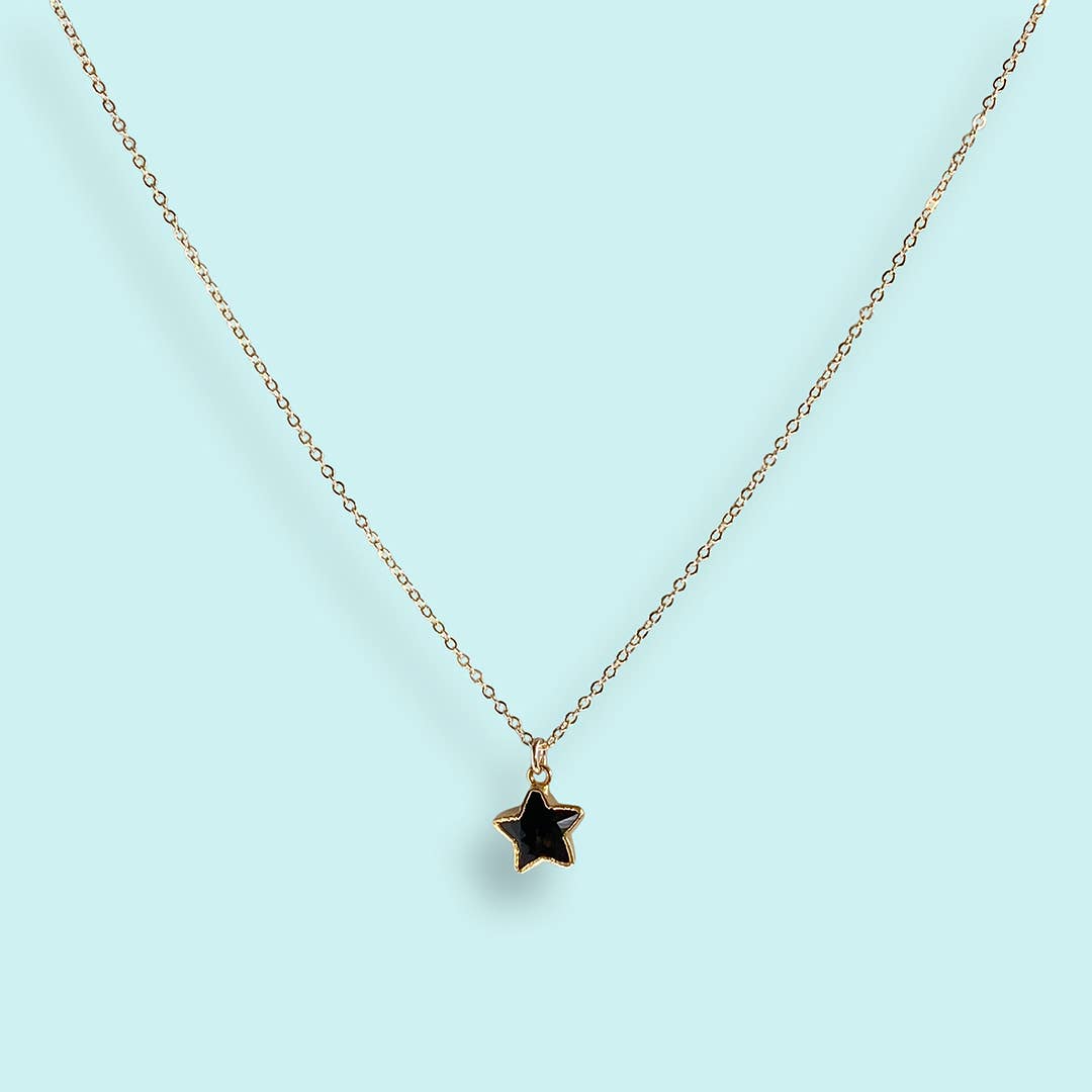 Star Stone Black Onyx Necklace