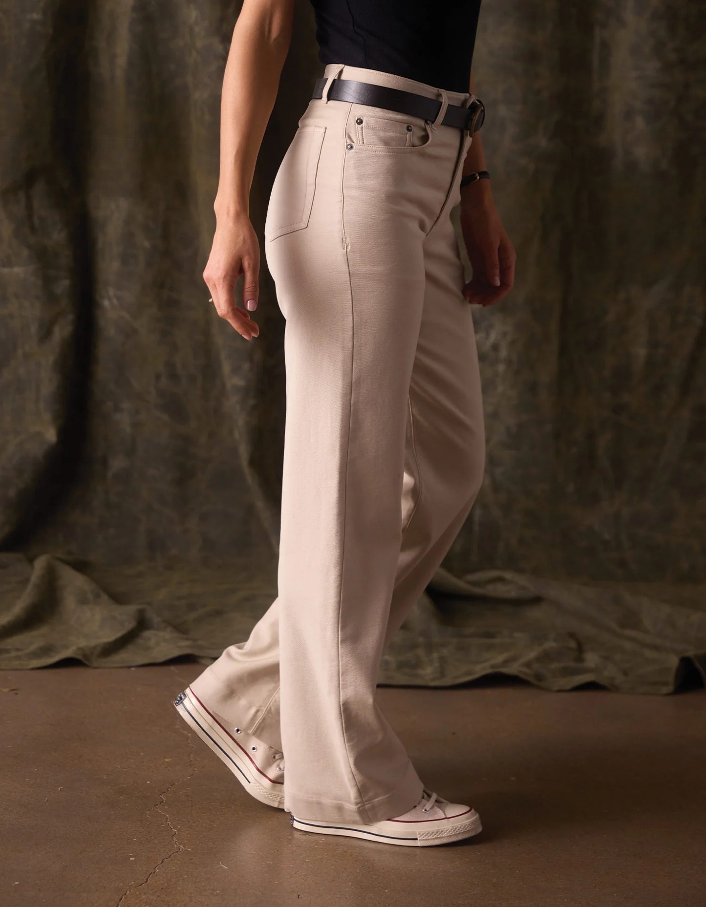 Comfort Terry Wide Leg Pant