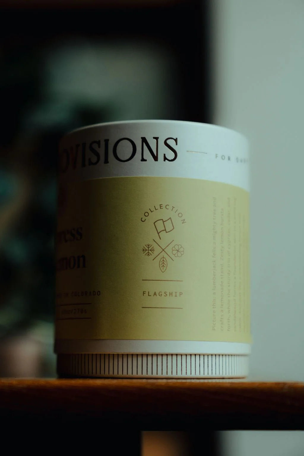 Cypress & Lemon Candle