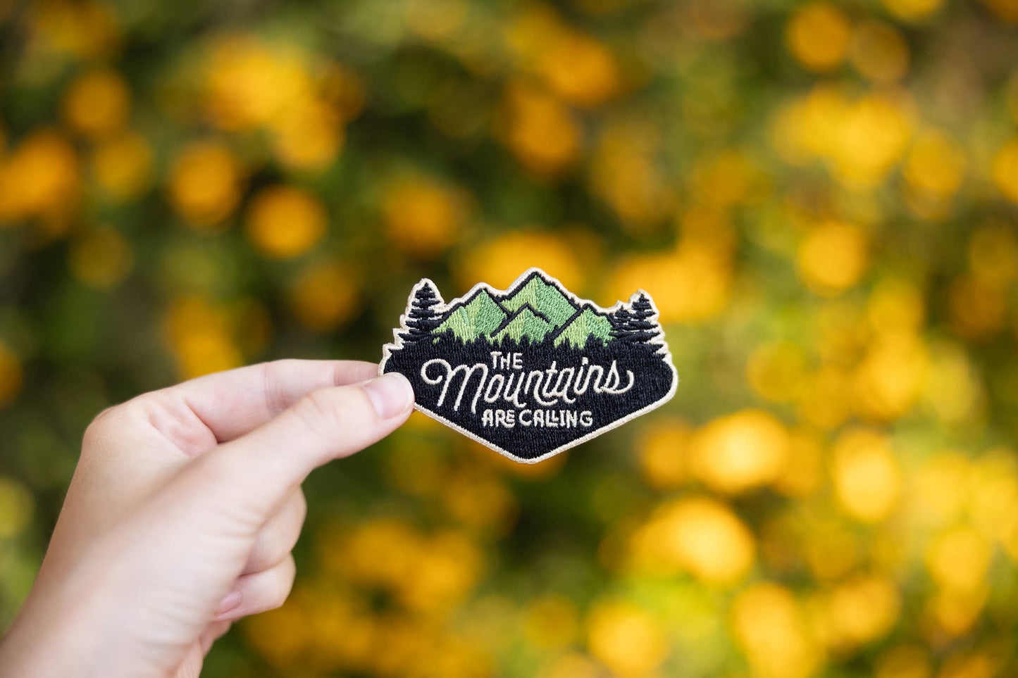 The Mountains Are Calling | Embroidered Patch