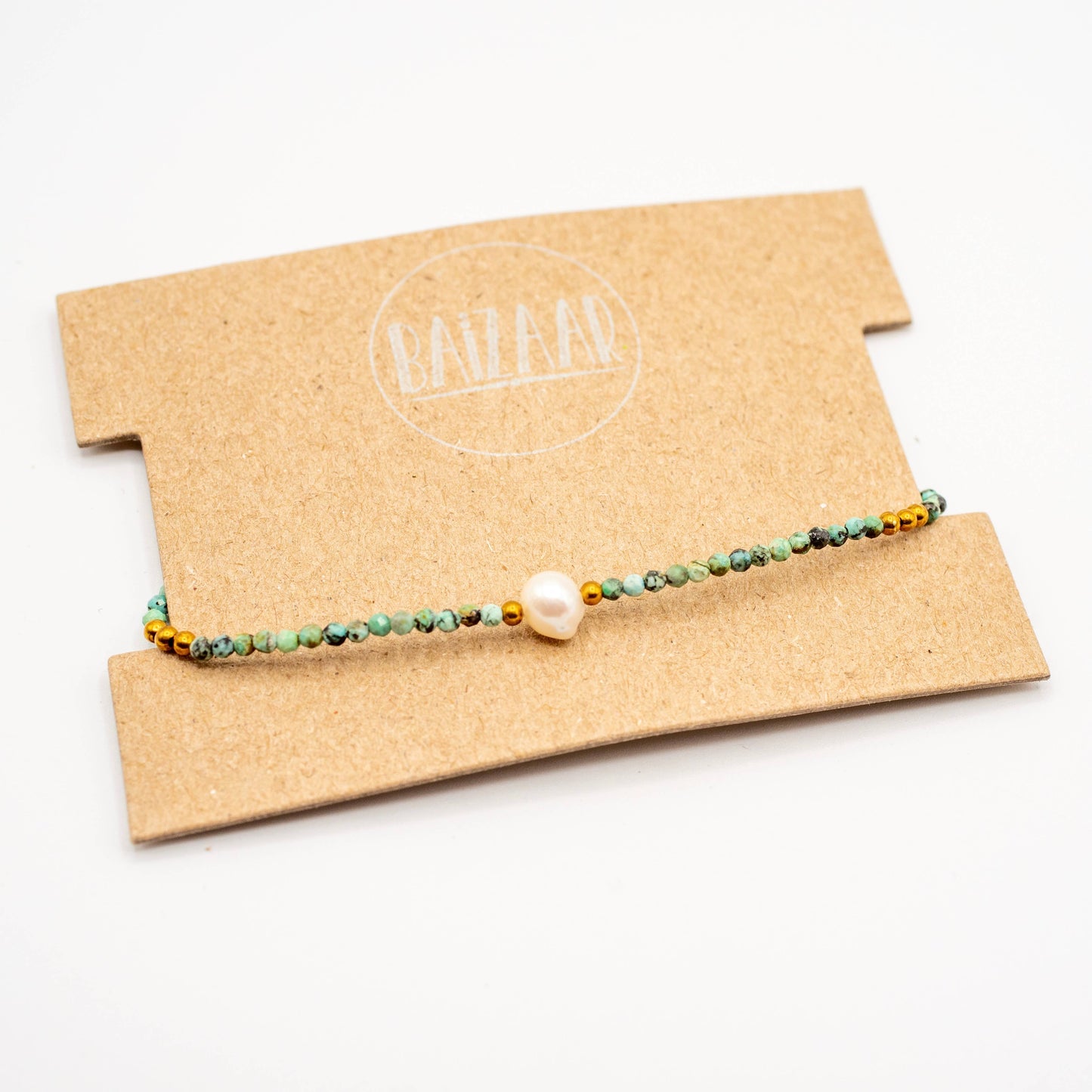 Turquoise Pearl Bracelet