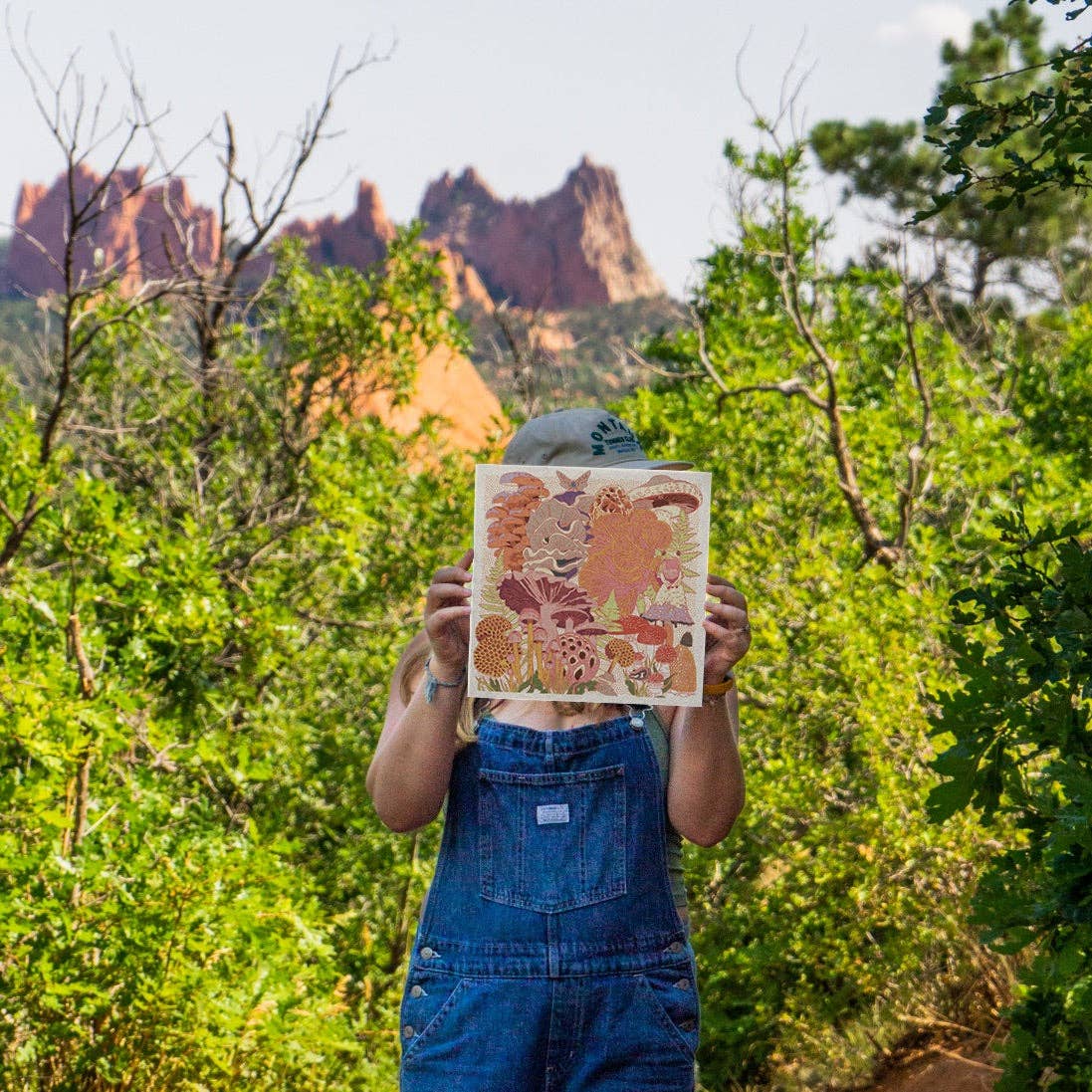 Mushroom Planet #3 12"x12" Print