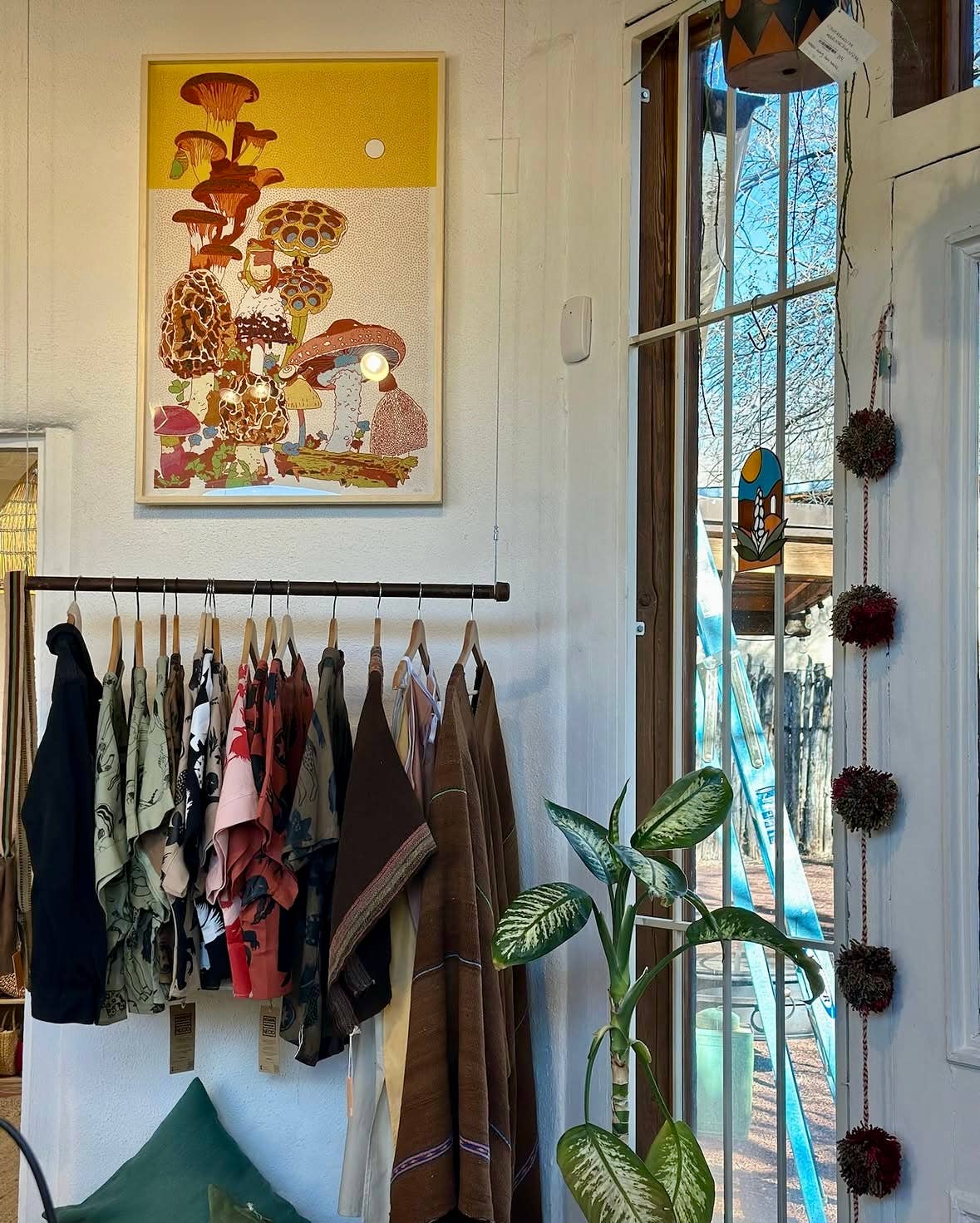 Red Cacti Desert Print