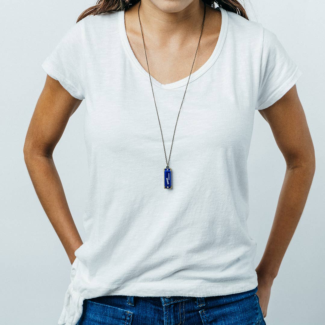 Harmonica Necklace, Available in three colors