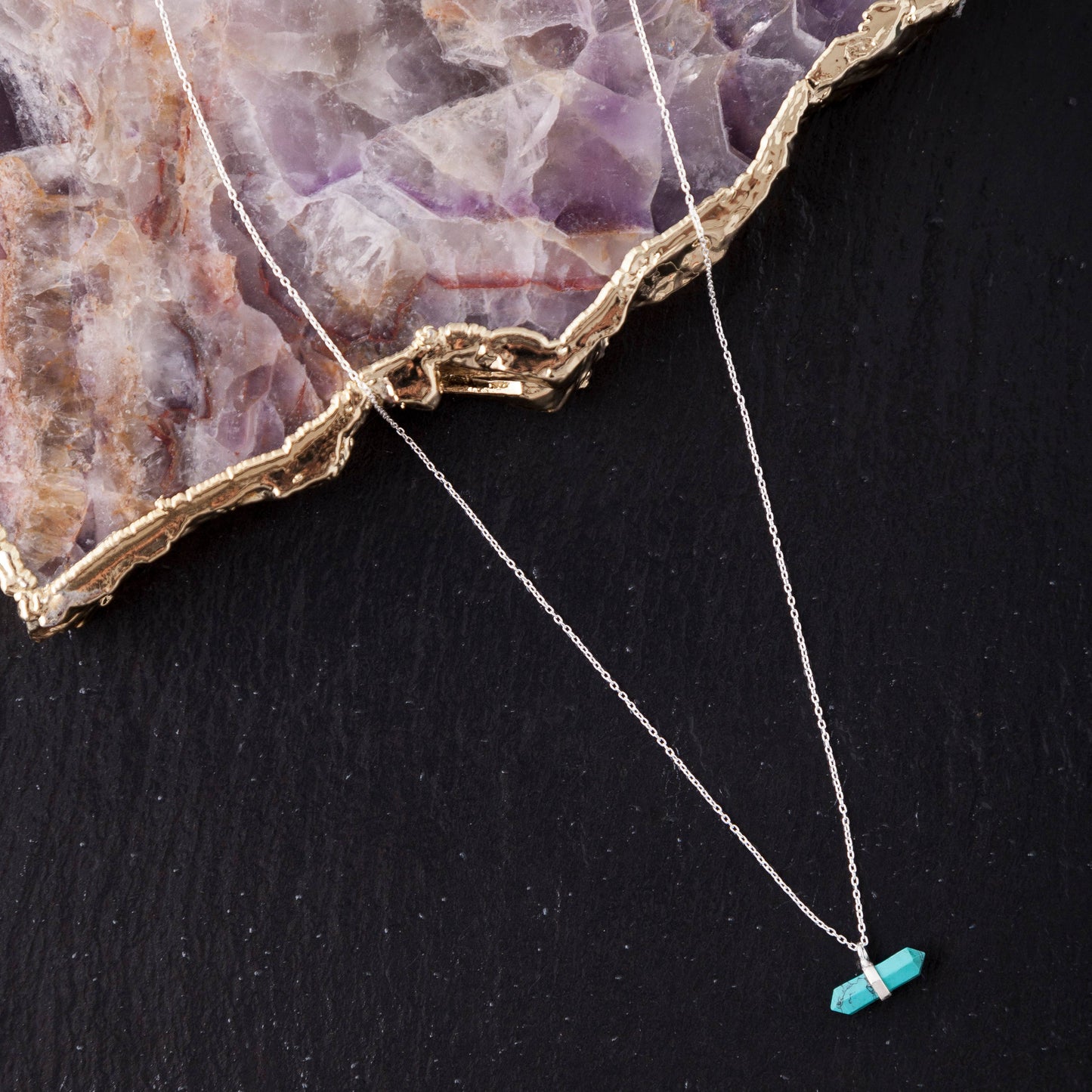 Sterling Silver Point Necklace