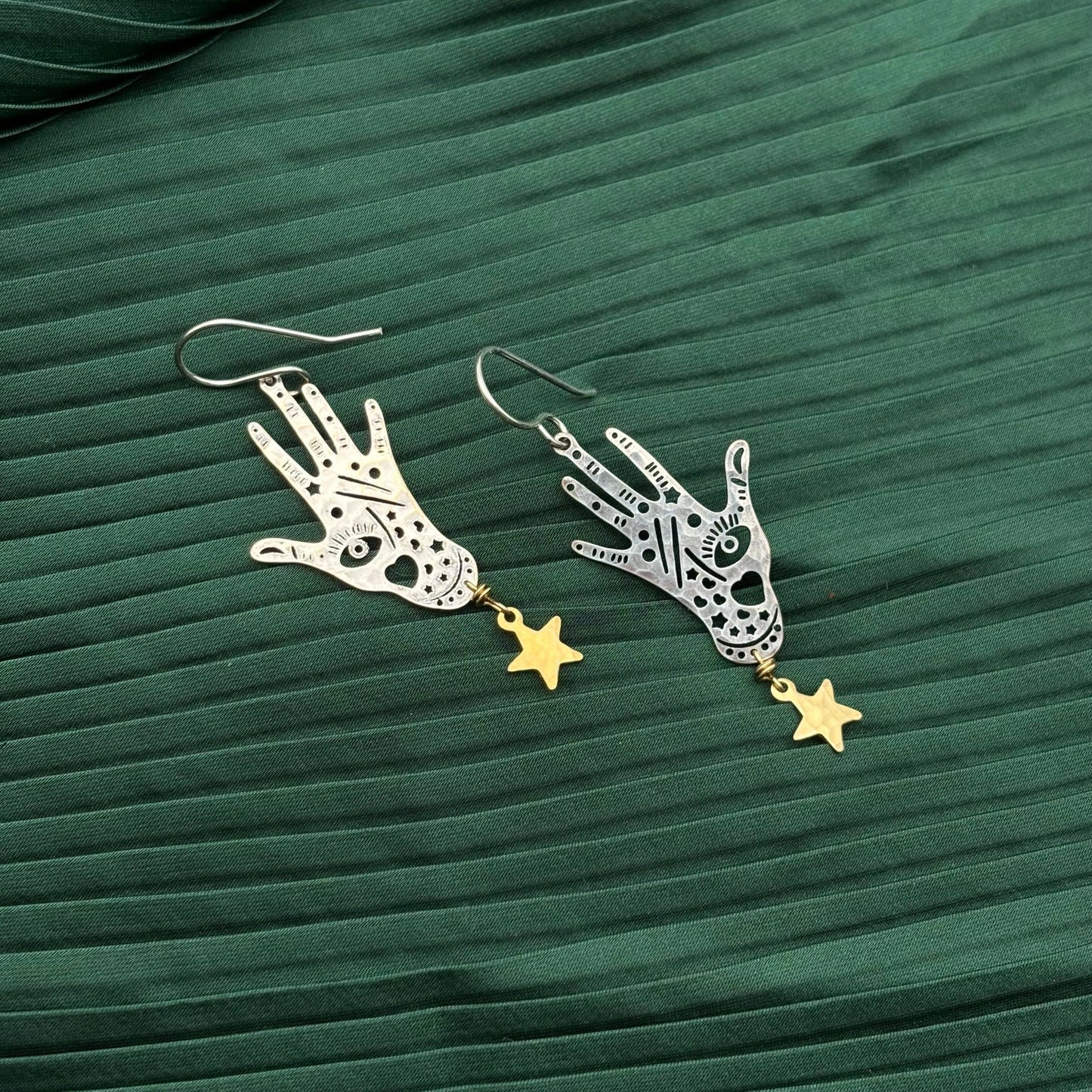 Handmade Clairvoyant Earrings - MST GoodsFluff Hardware
