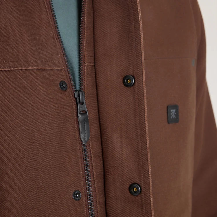 Open Roads Waxed Canvas Jacket in Rust
