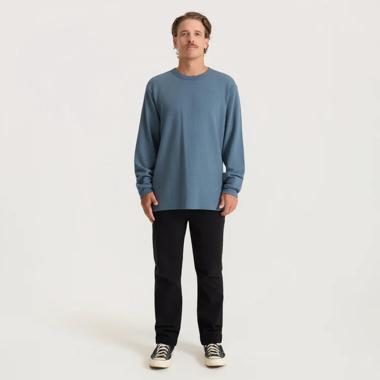 Well Worn Thermal Long Sleeve Tee in Slate