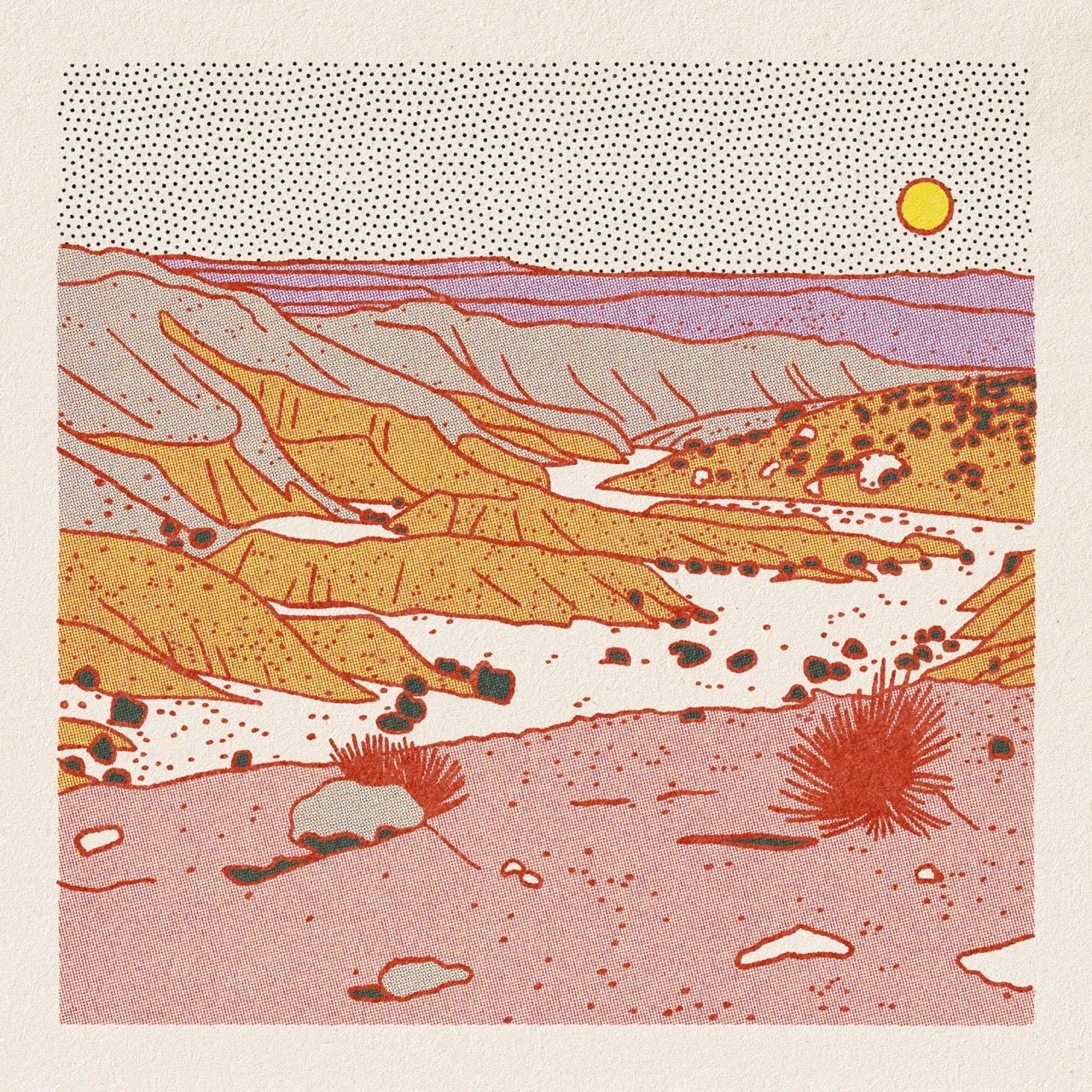 Morning Desert Postcard Set - MST GoodsArt PrintCaroline Clark