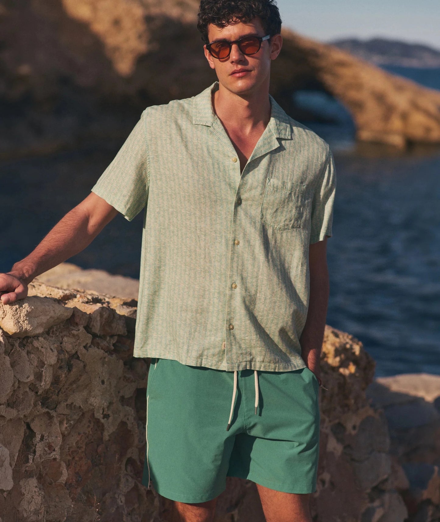 Pablo Tencel Linen Resort Shirt - MST GoodsMarine Layer