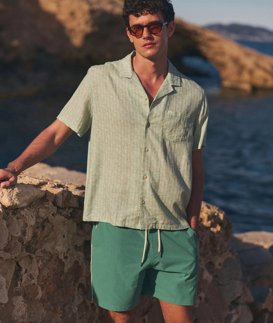 Pablo Tencel Linen Resort Shirt - MST GoodsMarine Layer