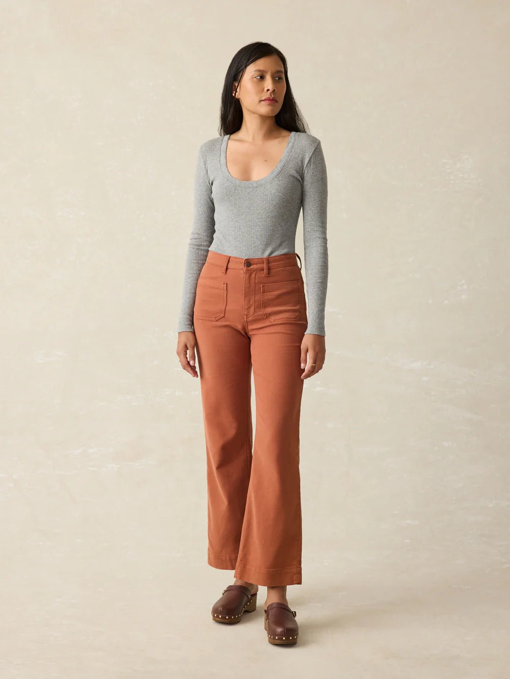 Pacific Pointelle Scoop Neck - MST GoodsFaherty