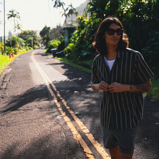 Crosswinds Woven Button Up Shirt