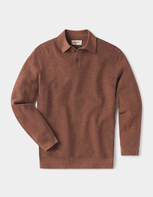 Robles Knit Waffle Stitch Polo