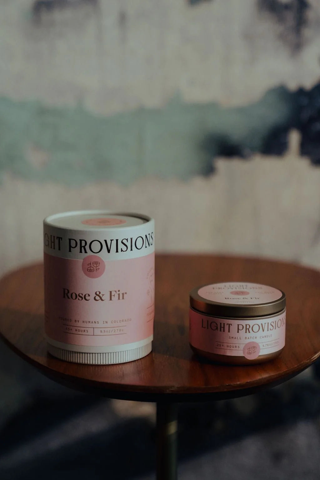 Rose & Fir Candle