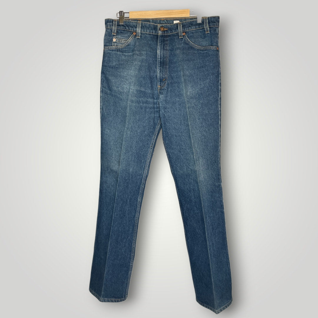Vintage 1995 Levi's Denim Jeans 517 34x34 Medium Wash Orange Tab 1990s B