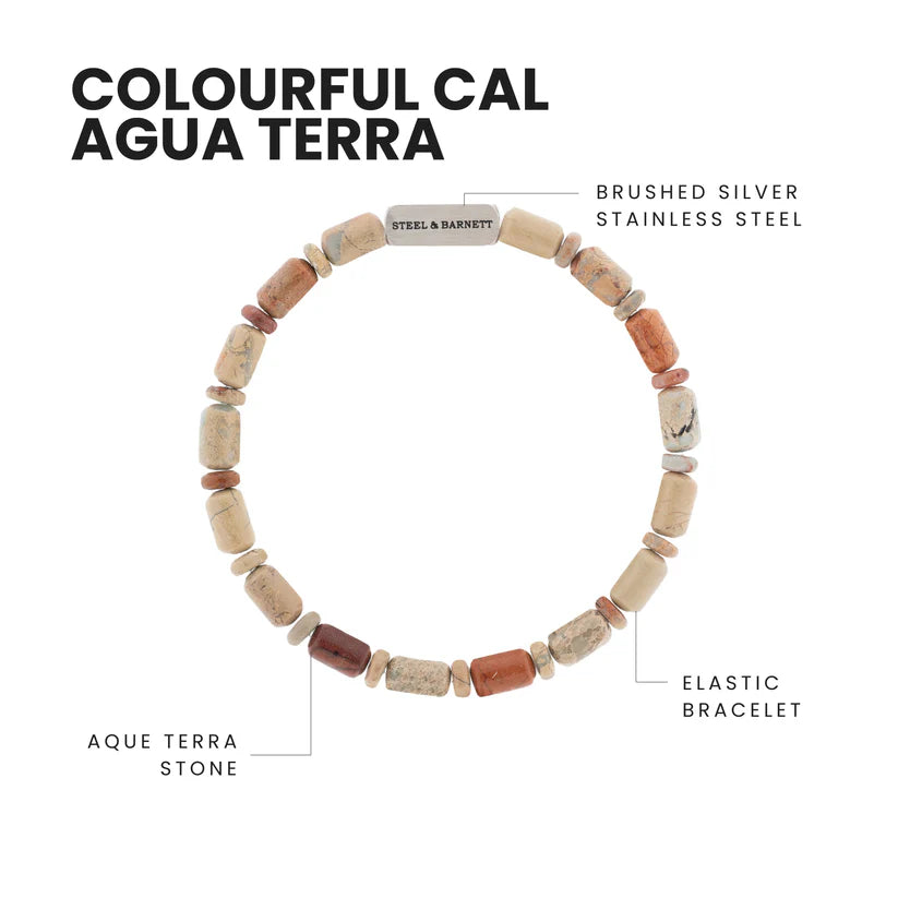 Colourful Cal Barrel Gemstone Bracelet