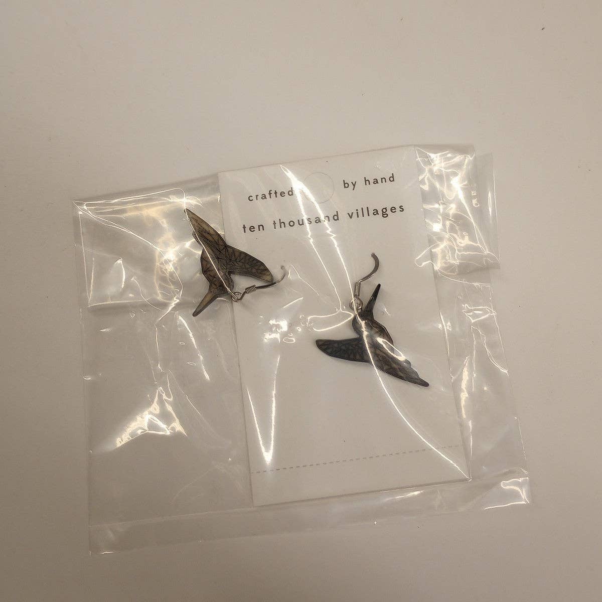 Tagua Hummingbird Drop Earrings - MST GoodsTen Thousand Villages