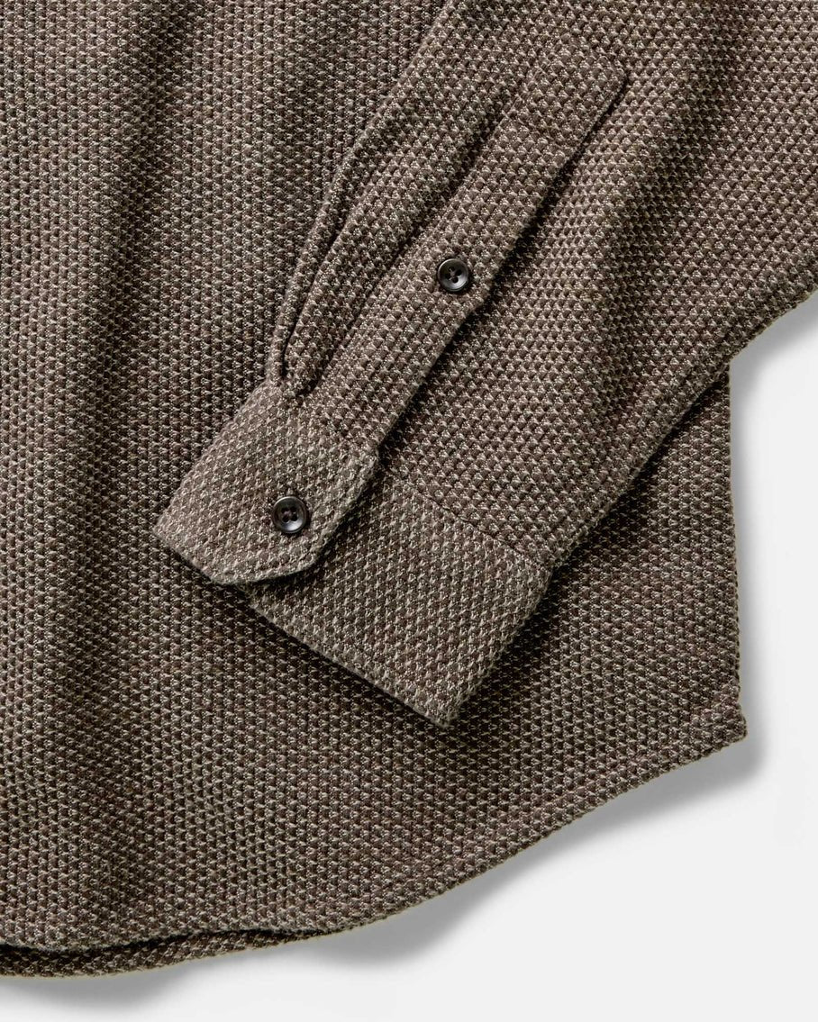 The Utility Shirt in Mulch Sashiko - MST GoodsButton up shirtTaylor Stitch